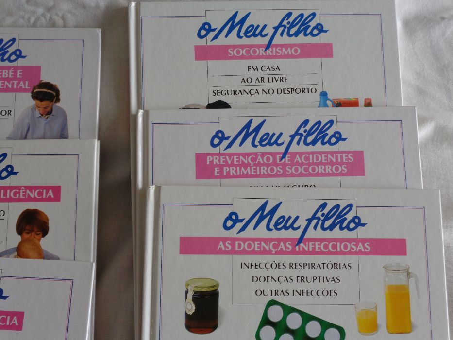 Colecção completa de livros "O meu Filho", auto-ajuda