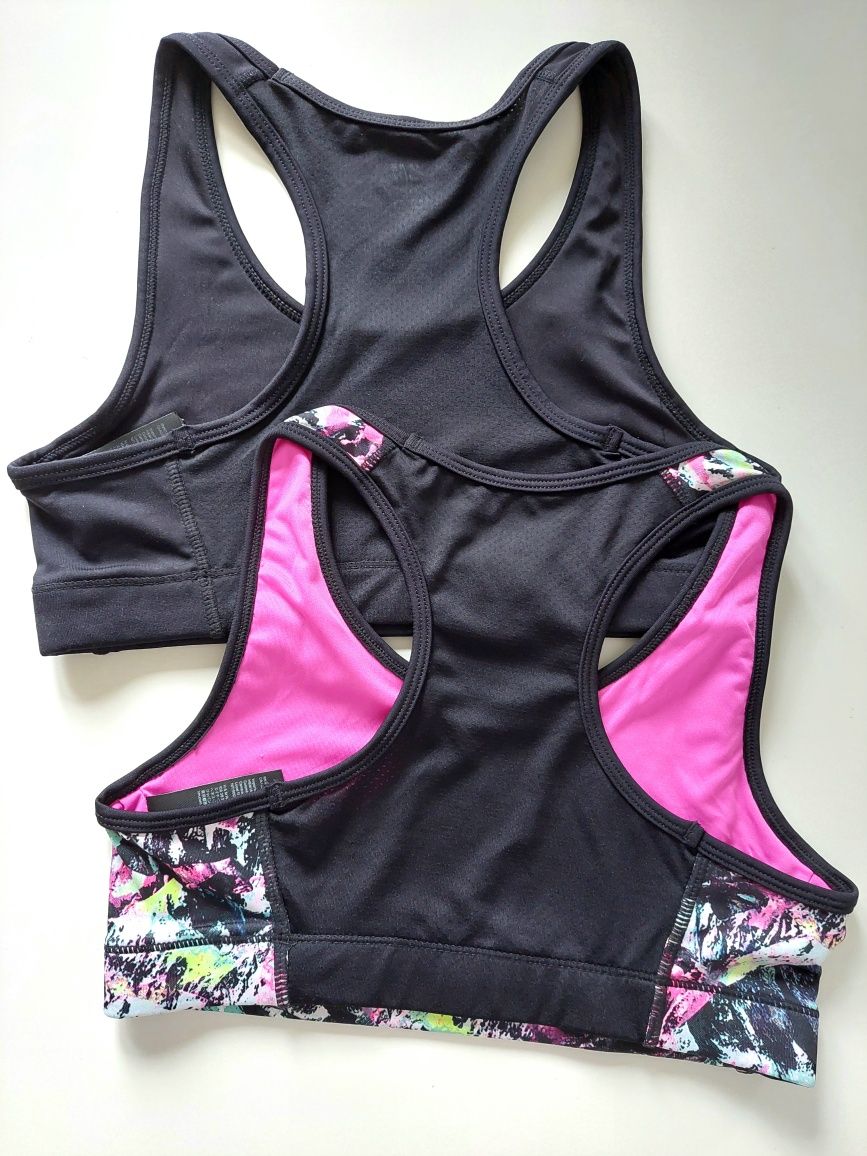 H&M SPORT top sportowy 2-pak W-F 170