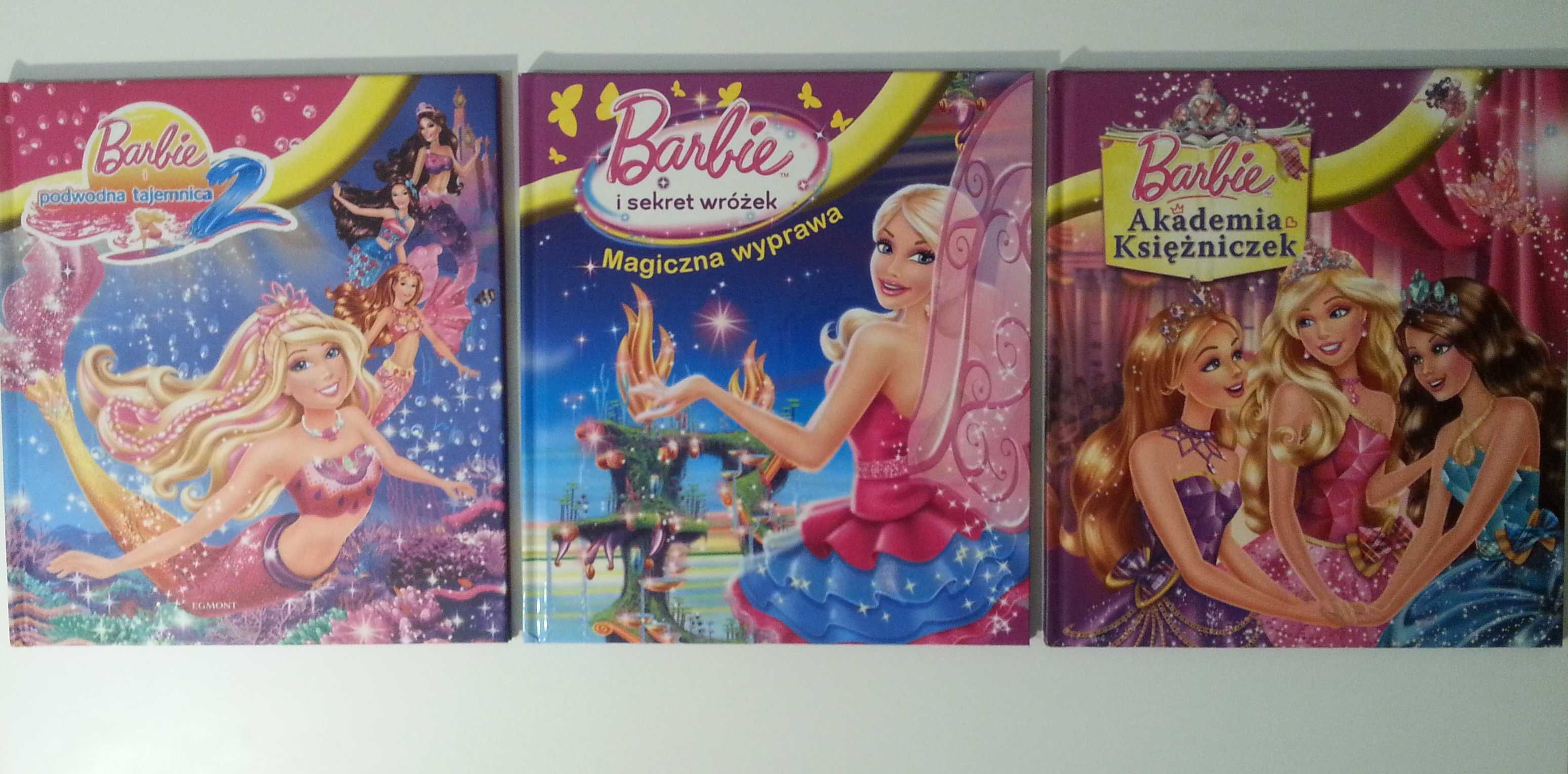 Barbie i sekret wróżek; Podwodna tajemnica; Akademia księżniczek ...