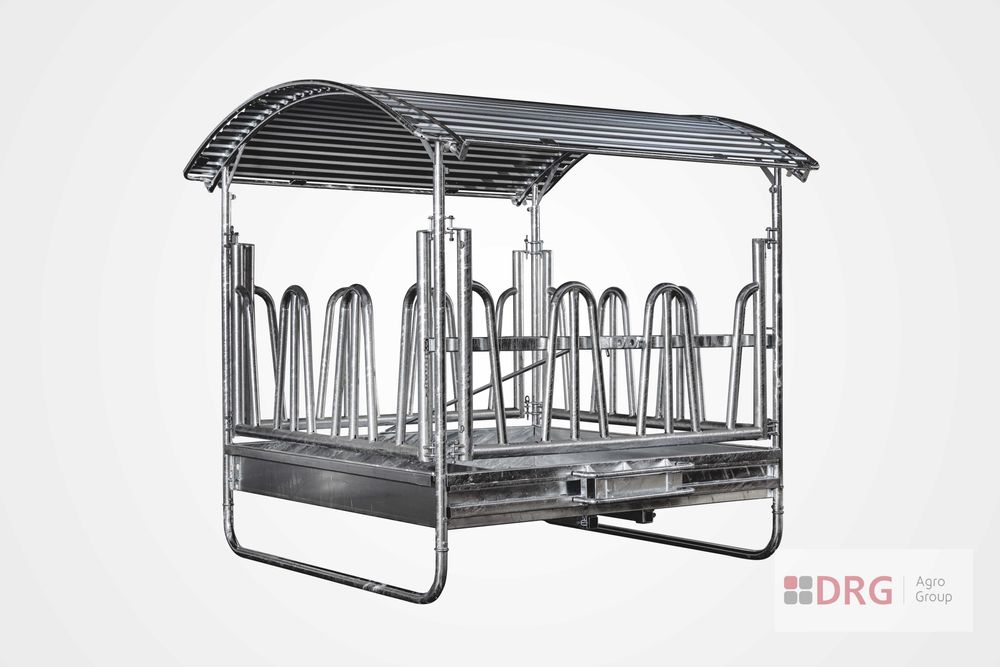 Paśnik łąkowy kwadratowy dla koni, palisadowy, zatrzaskowy dla bydła