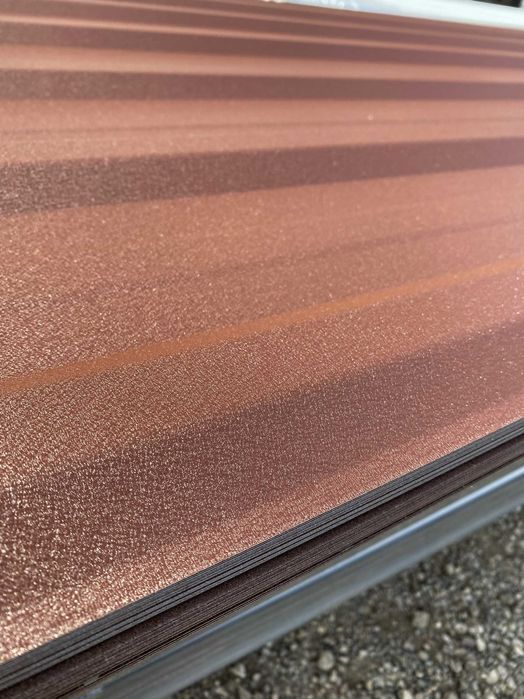 WYPRZEDAŻ  Blacha trapezowa t18 BRĄZ 8017   !!!