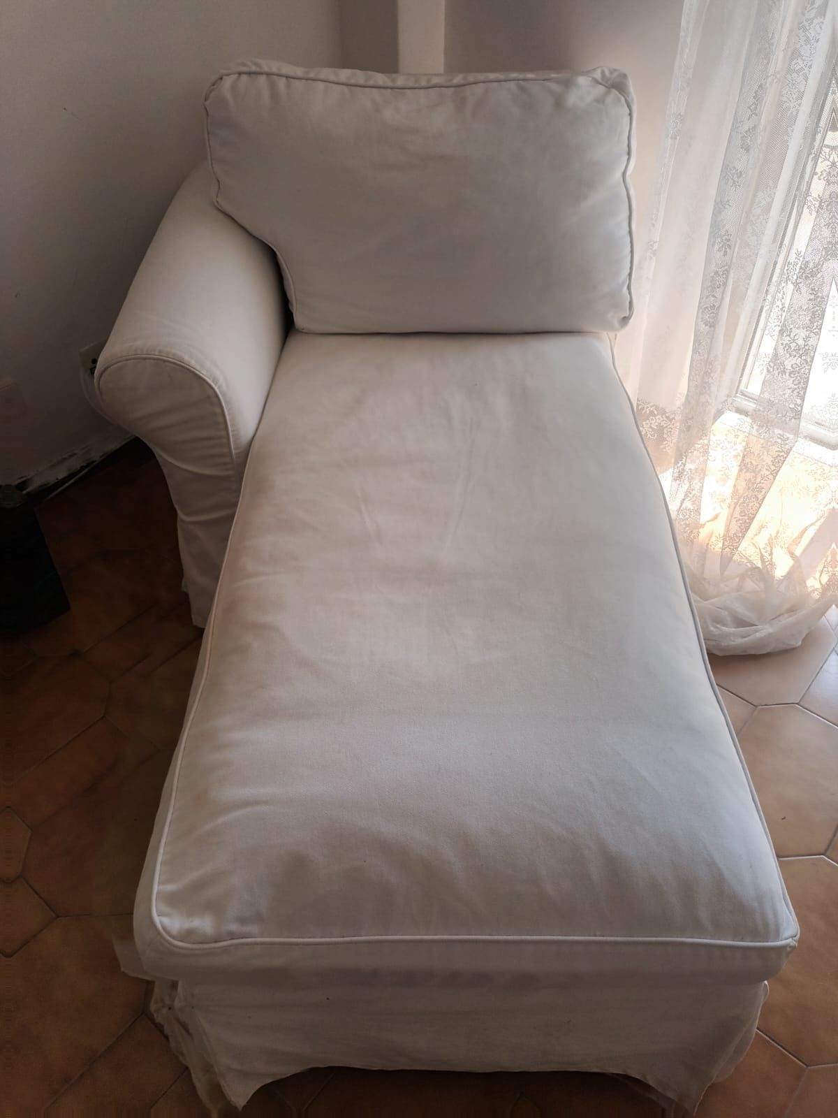 Chaise longues branco Ikea
