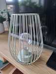 Sinsay lampa stołowa metalowa delikatna