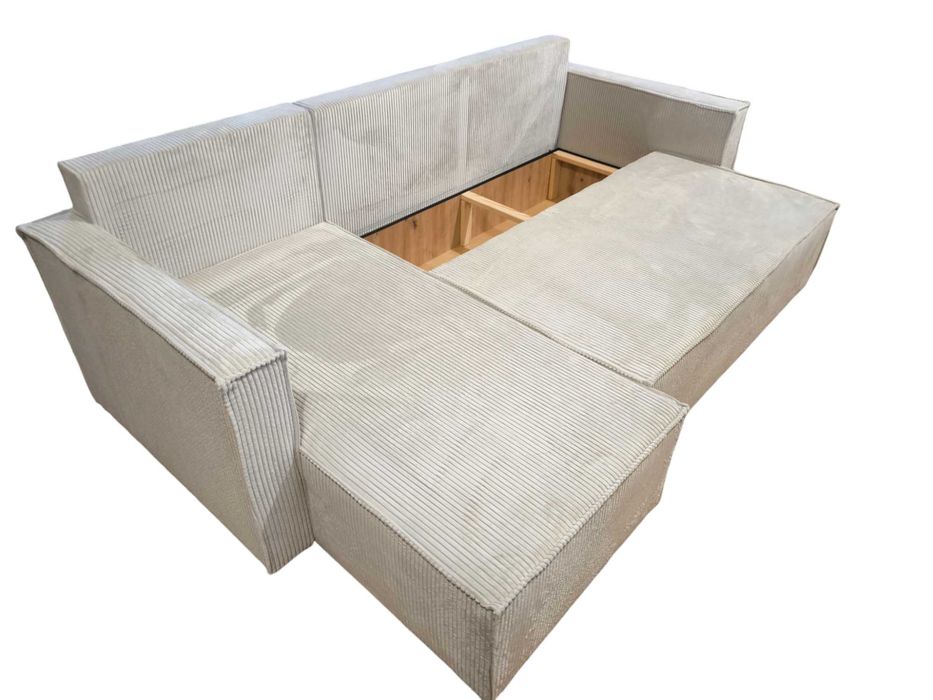 Narożnik ROWY w tkaninie sztruksowej w różnych kolorach!