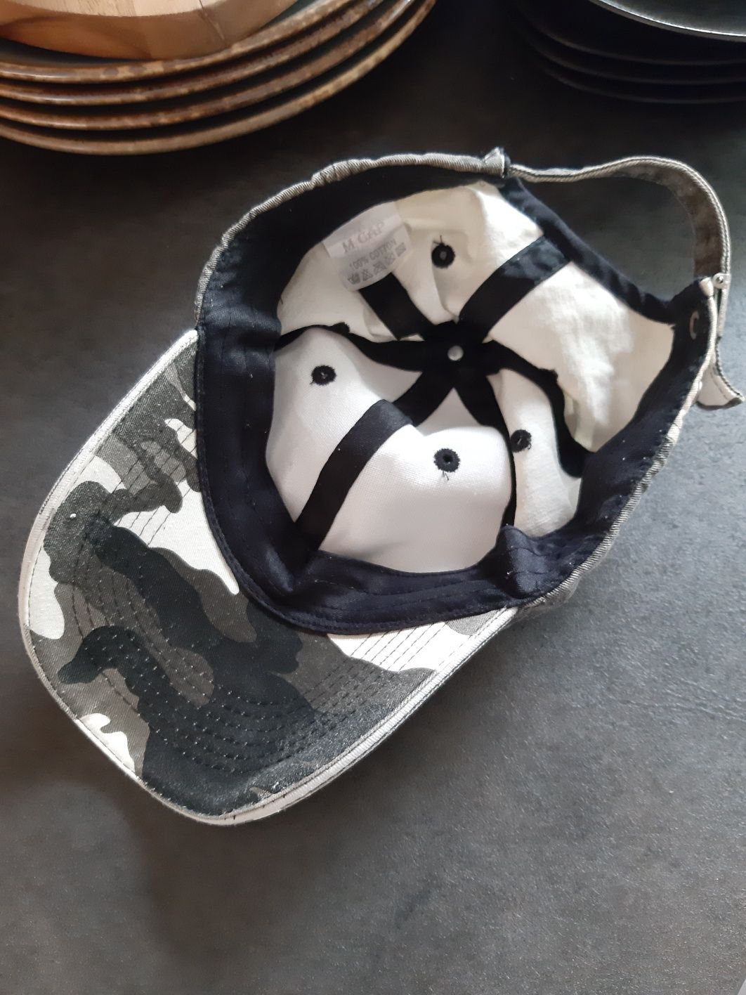 Czapka moro wojsko młodzież kolekcja zielona z daszkiem lato tkmaxx ho