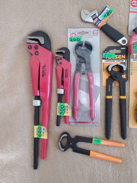 Ключ трубний MASTERTOOL 90° 2 " загартовані губки 76-0743