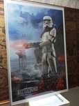 Star Wars Poster original emoldurado Reversível/Doublesided 58x86cm