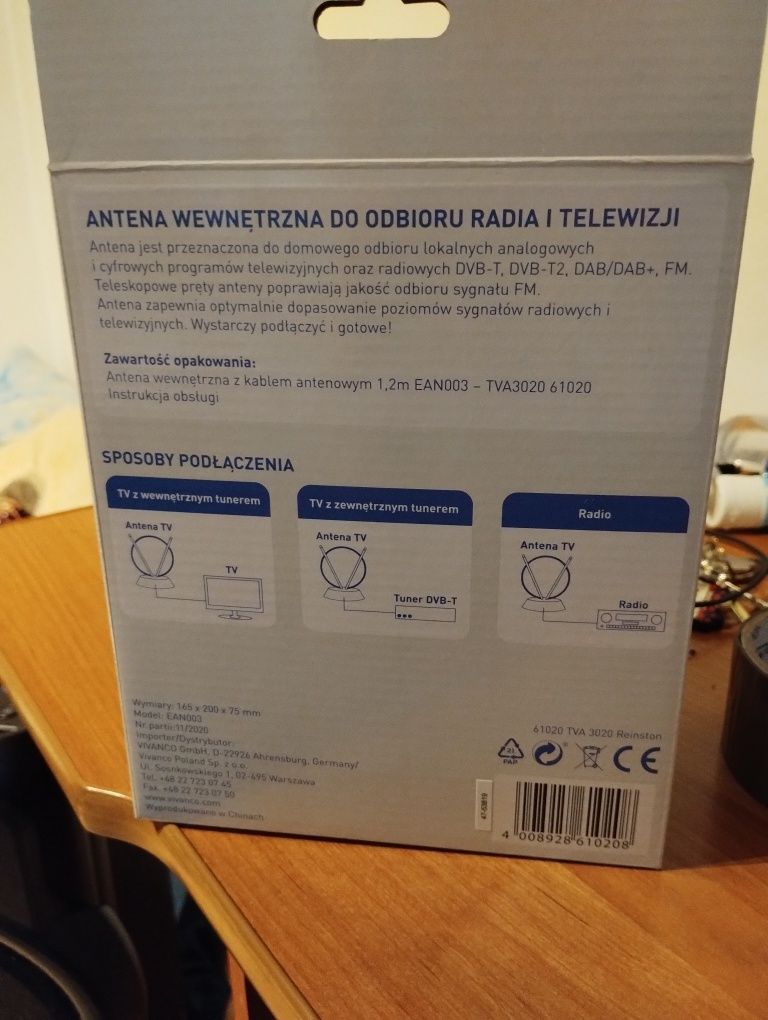 Antena DVB-T2 Nowa