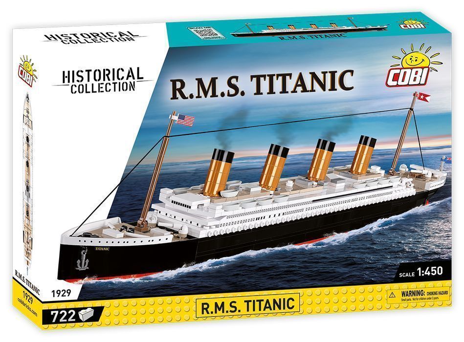 Klocki Cobi 1929 Hc Rms Statek Titanic Skala 1:450 722El Komp. Z Lego