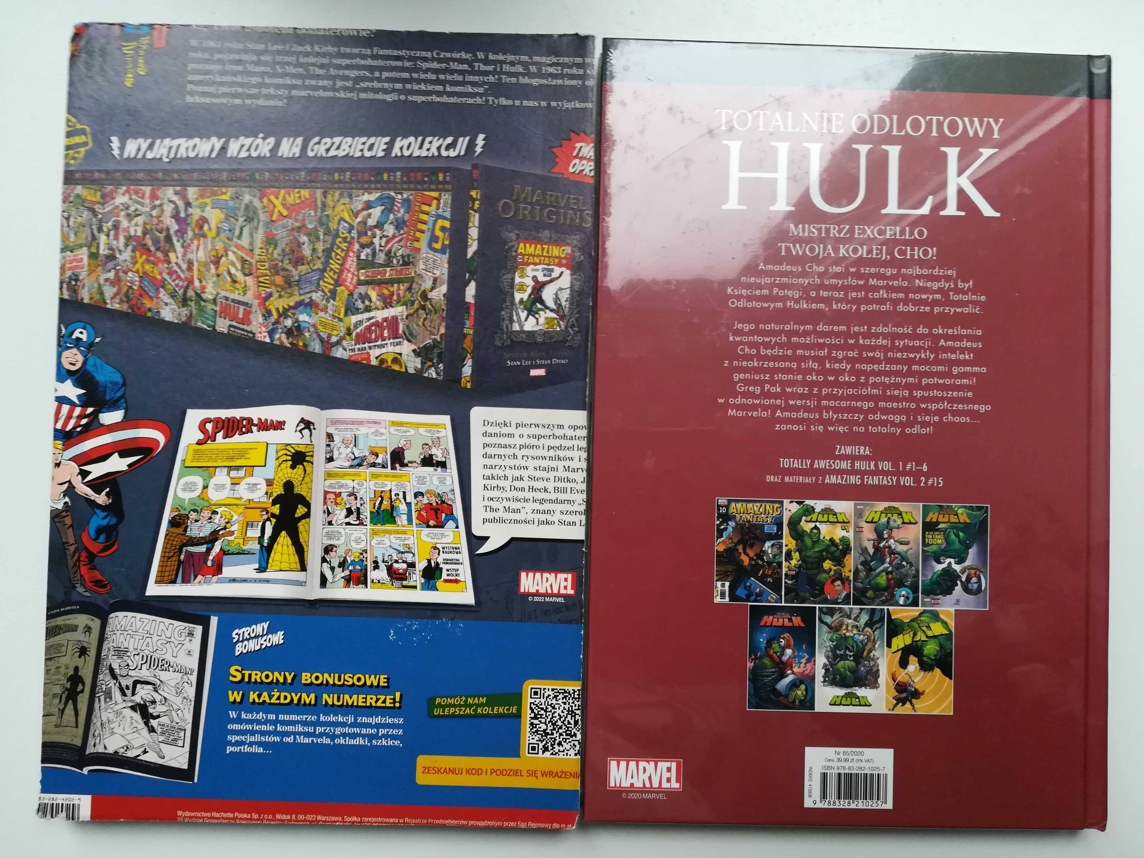 Totalnie odlotowy Hulk + Marvel Origins 4 kolekcja Hachette