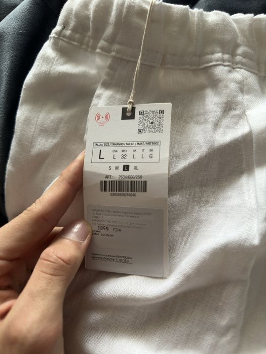 Штани льняні Zara