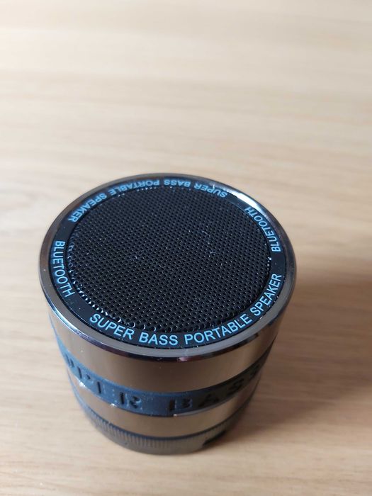 Coluna bluetooth super boss portátil