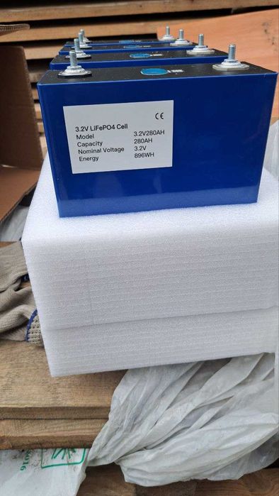 Комплект 4шт Lifepo4 Eve  280A grade A 2C original