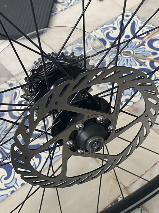 Rodas bicicletas full carbone novo