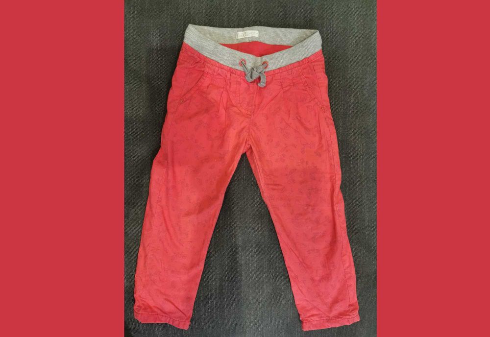 spodnie ocieplane, na podszewce bawełnianej (Cool Club, r. 98)