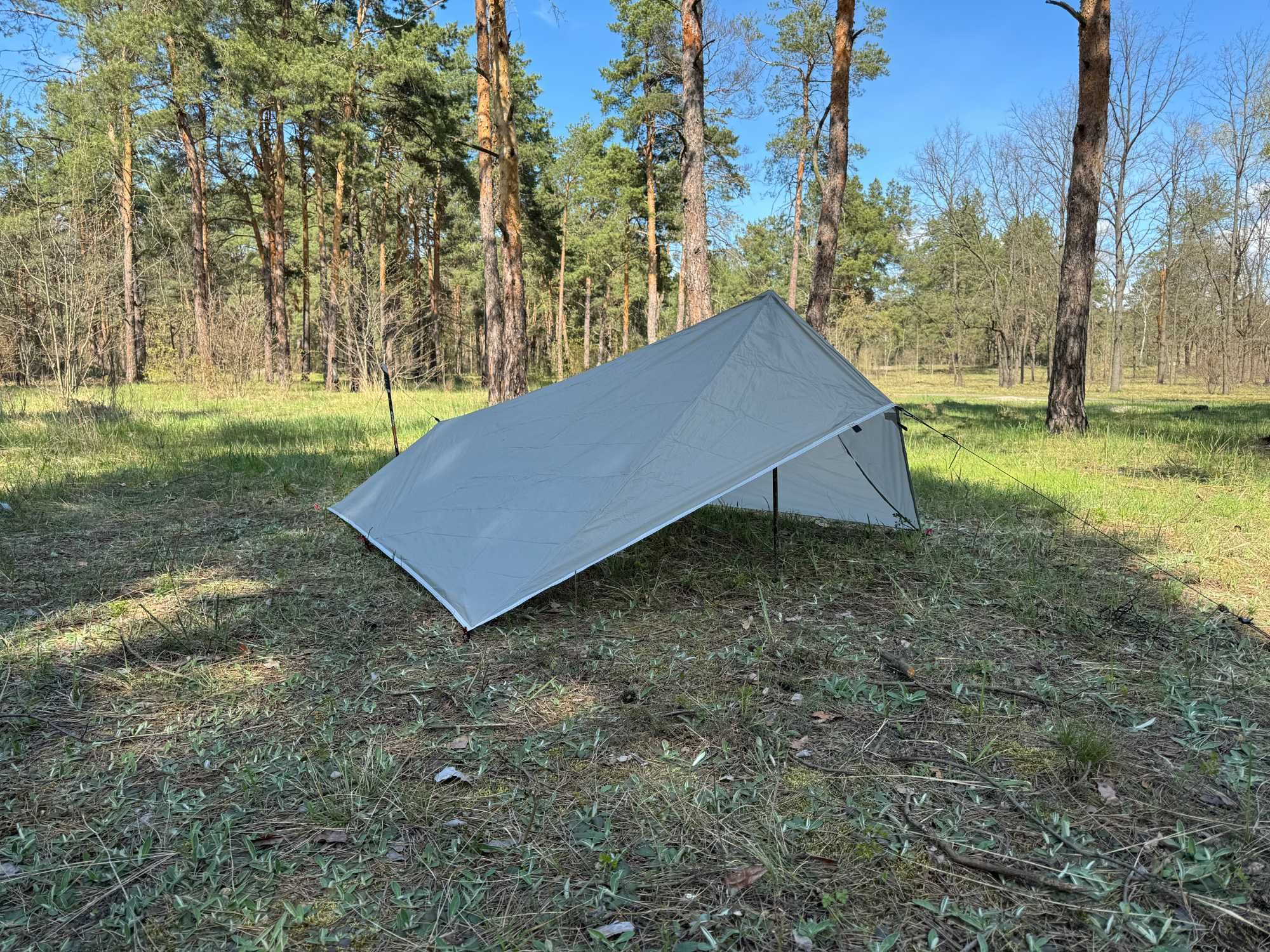 Тент туристичний 150х210, 210х300, нейлон 15д