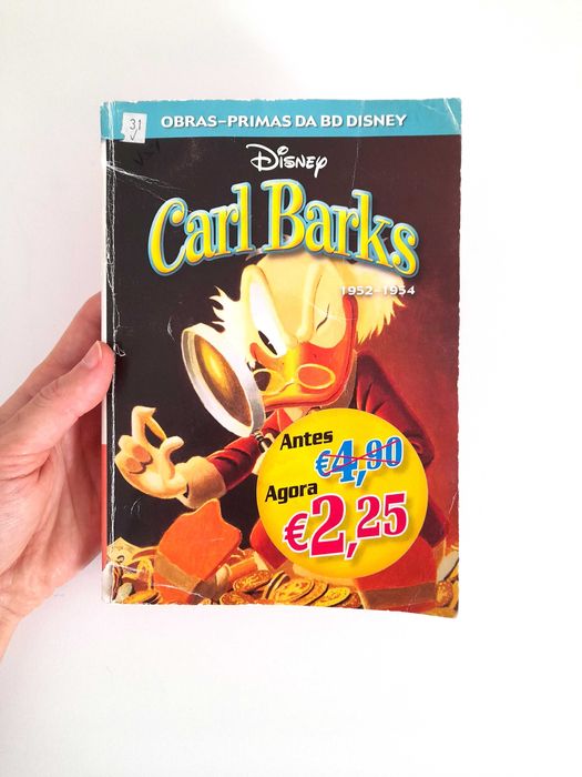 Livro Obras-Primas da BD Disney Carl Barks 1952 a 1954 Volume 9