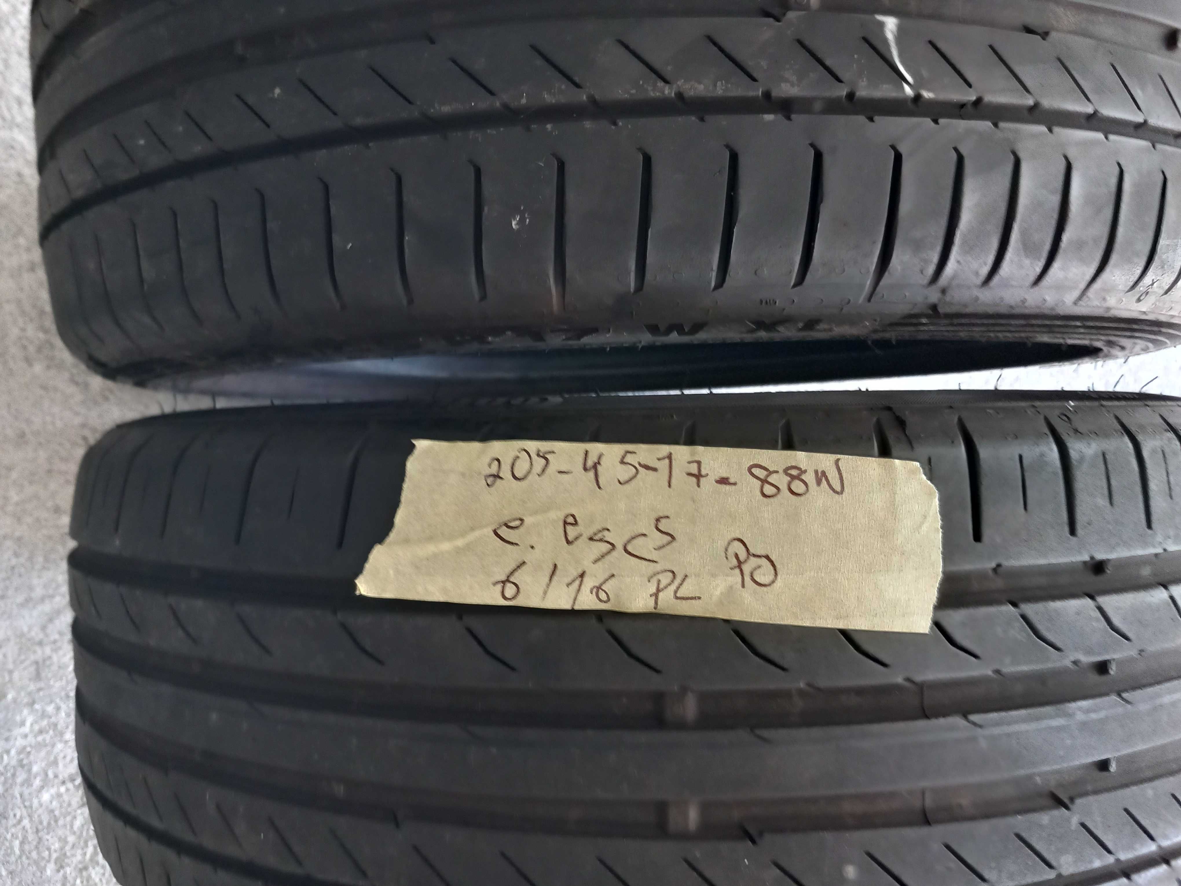 4 pneus 205/45R17 Continental