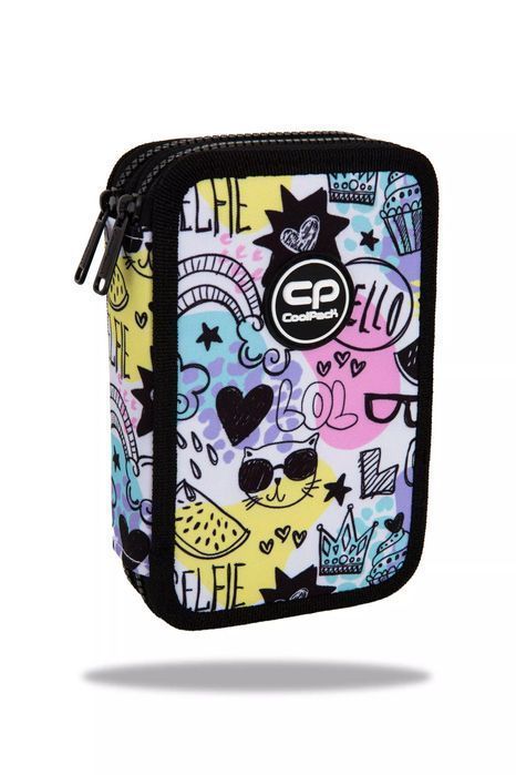 Piórnik 2-komorowy z wyposażeniem Coolpack Jumper 2 Mood. Patio