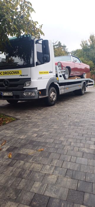 Transport autolawetą 7 ton, pomoc drogowa autolaweta