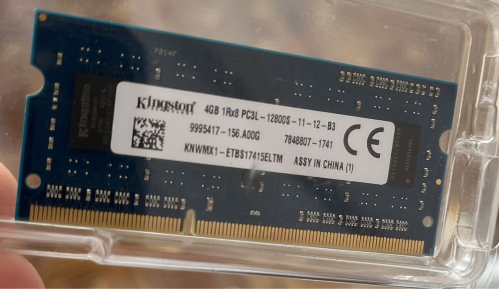 ОЗУ Kingston 4GB DDR3 / Dell Inspiron / HP / Оперативная память