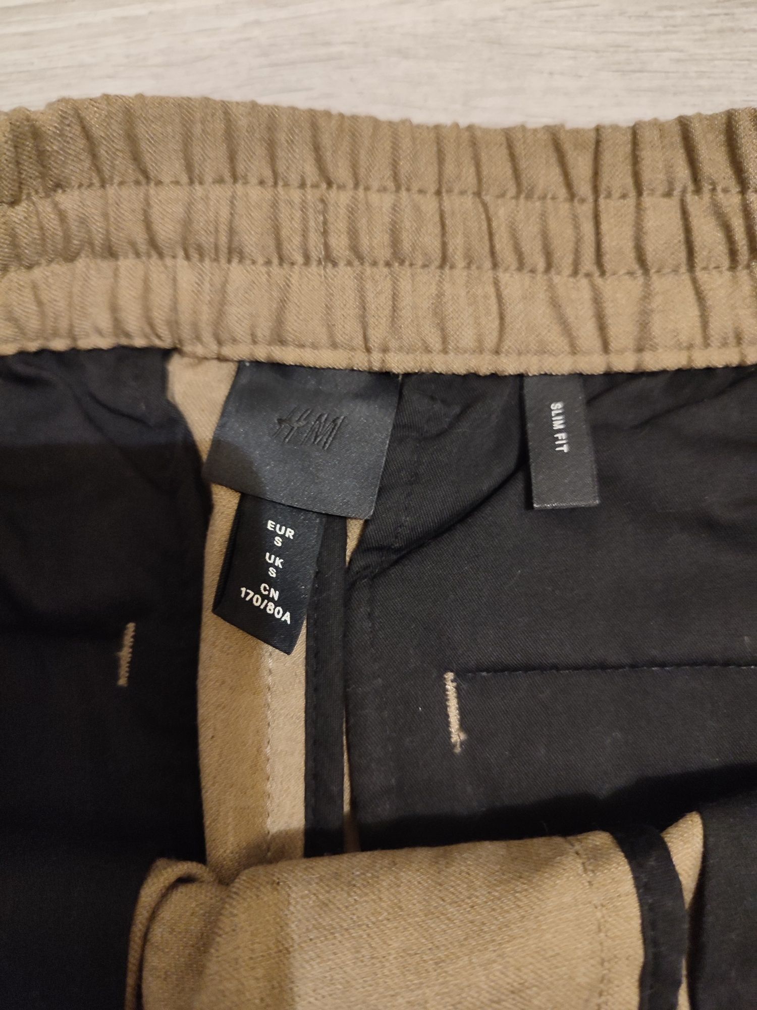 Męskie spodnie casualowe roz M H&M