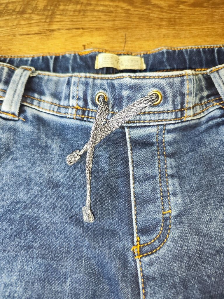 Spodenki jeans chłopięce