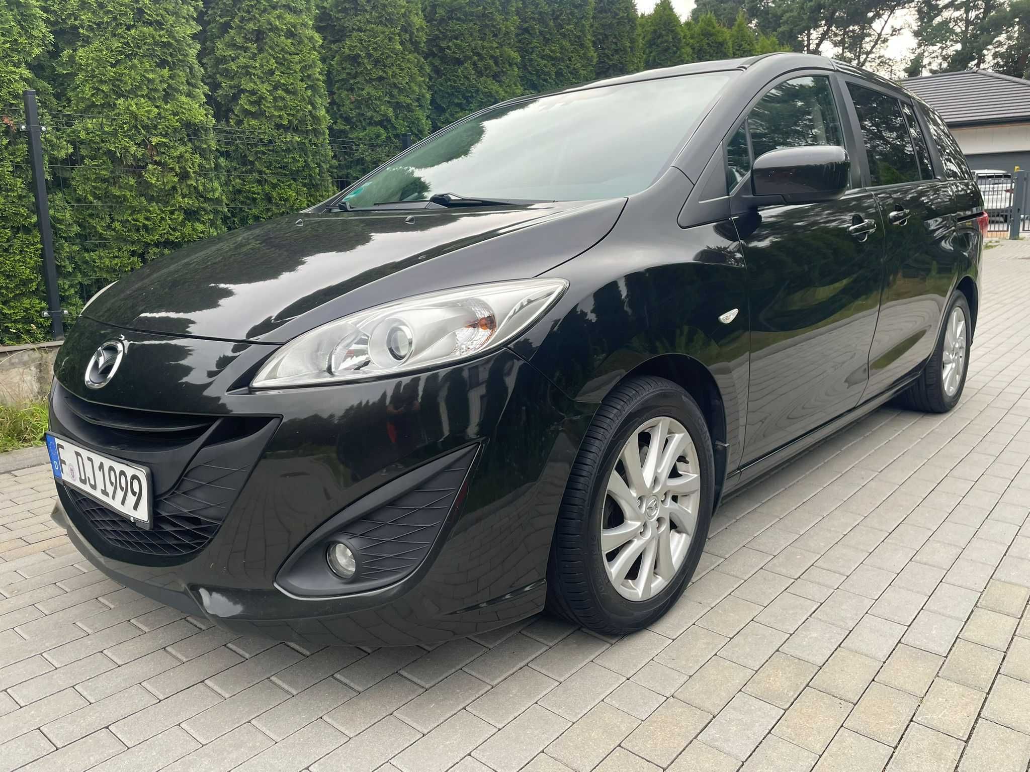 Mazda 5 - 1.6d - 7 Os. Czarna~ALU~Opłacony~Koszt Rej.160zł~BDB Stan!