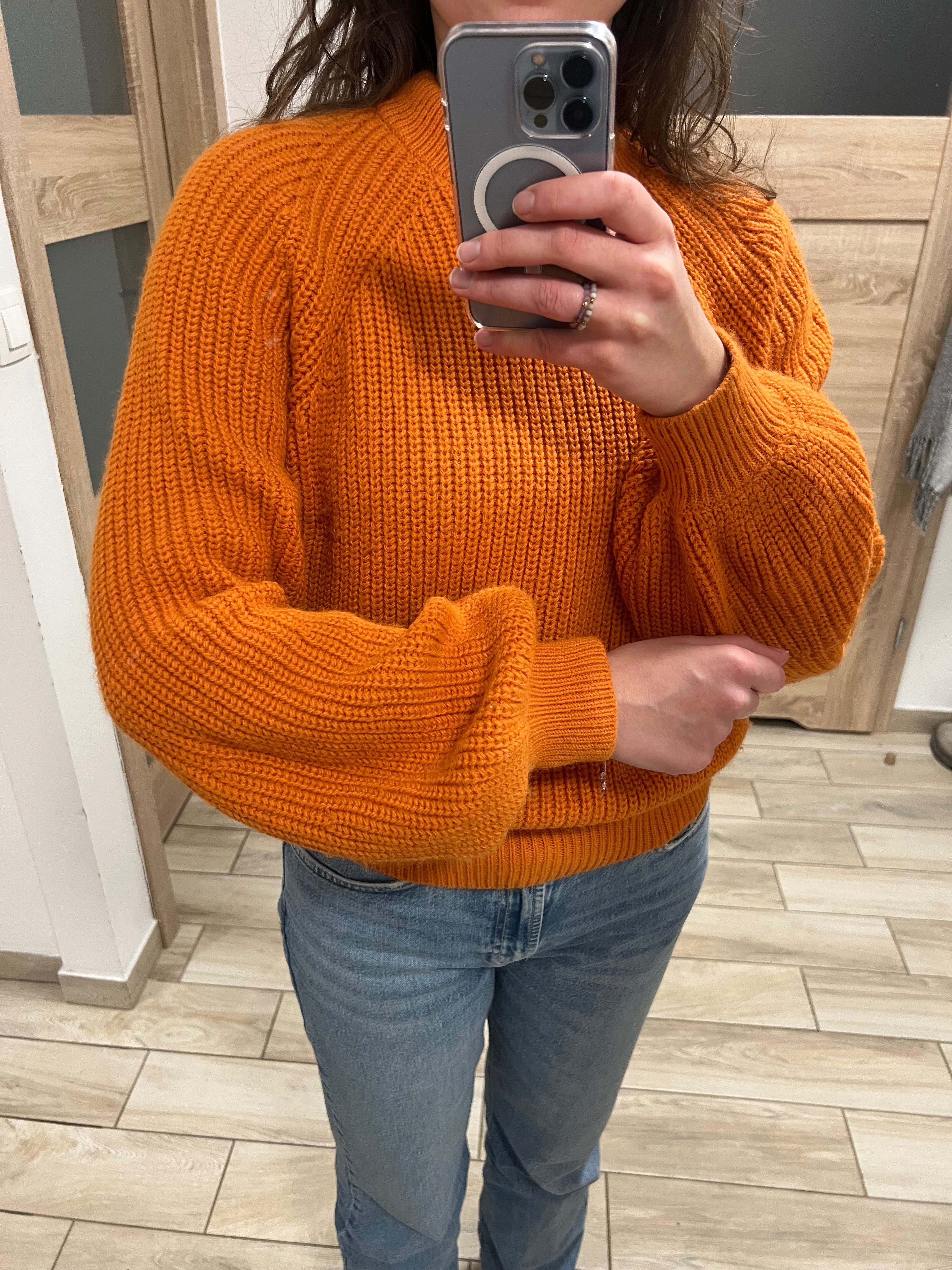 Sweter pomarańczowy Laurella