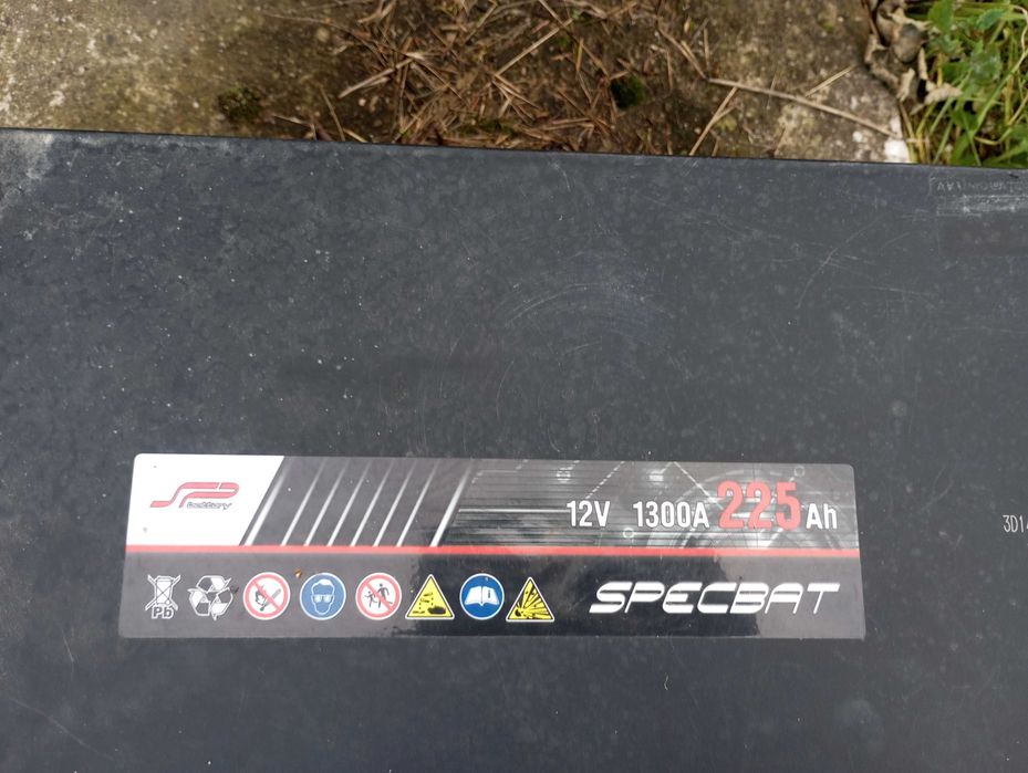 akumulator z roku 2025SPECBAT 225Ah 1300A EN Płock jak nowy