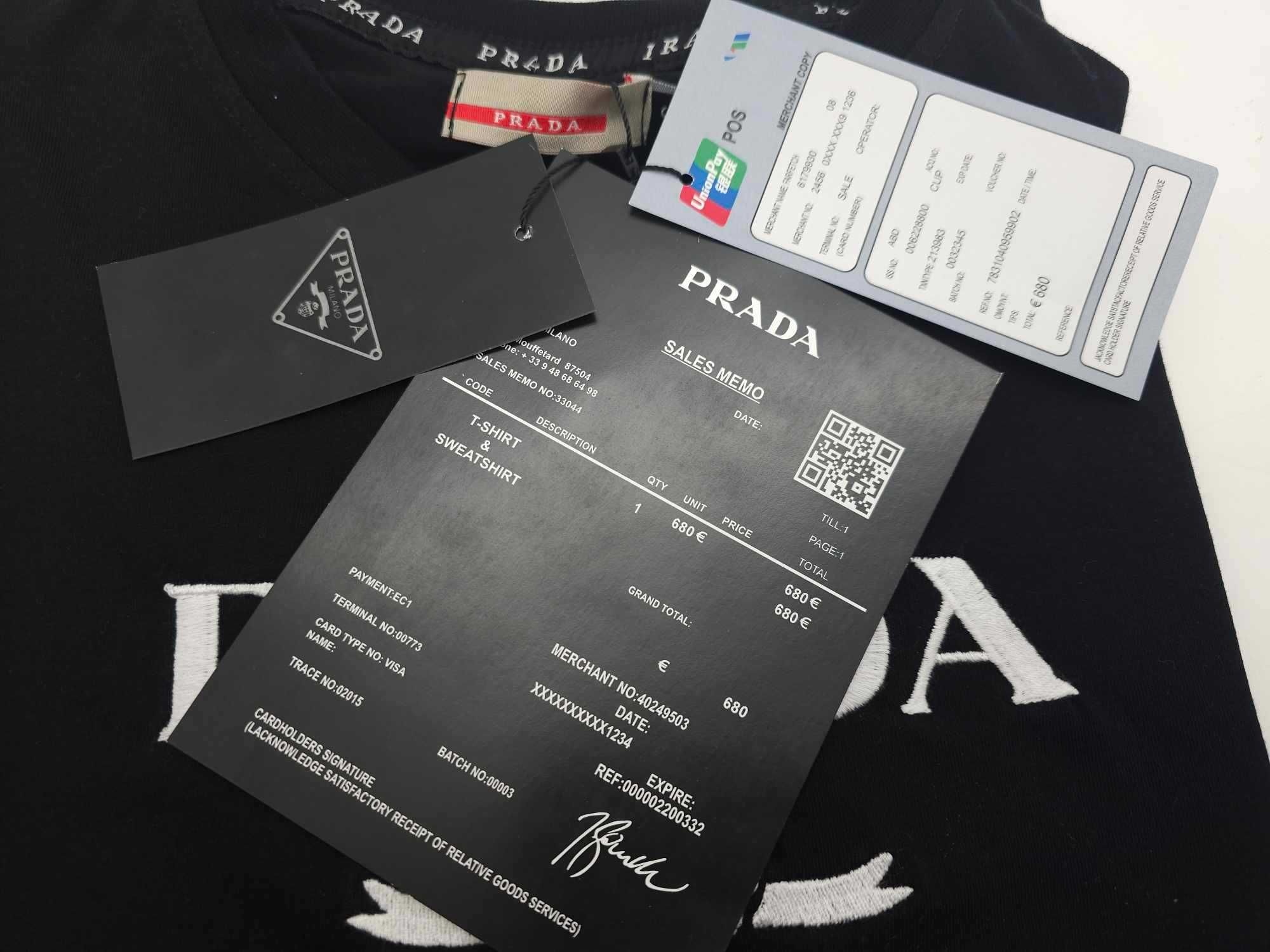 Prada novo modelo t-shirt preta