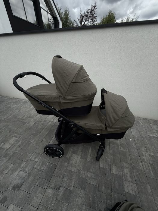 Wózek Cybex Gazelle S bliźniaczy 2x gondola, 2 x siedziska