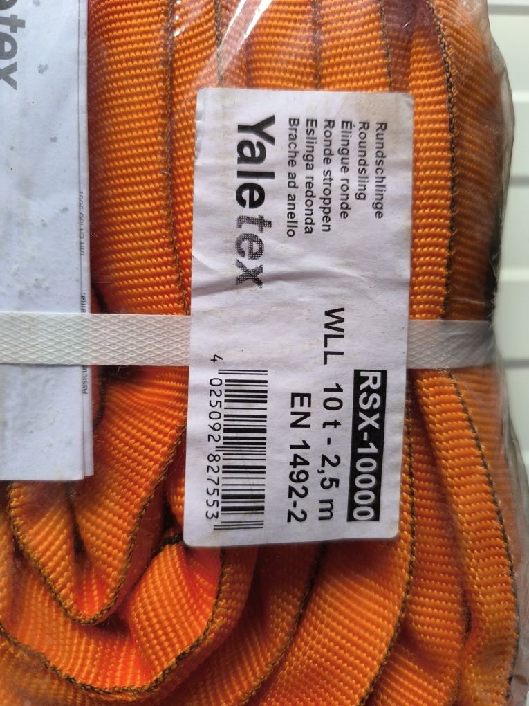 Cinta de elevação Yale 10T 2.5M NOVA