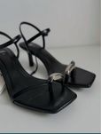 Босоножки Zara на каблуке/туфли