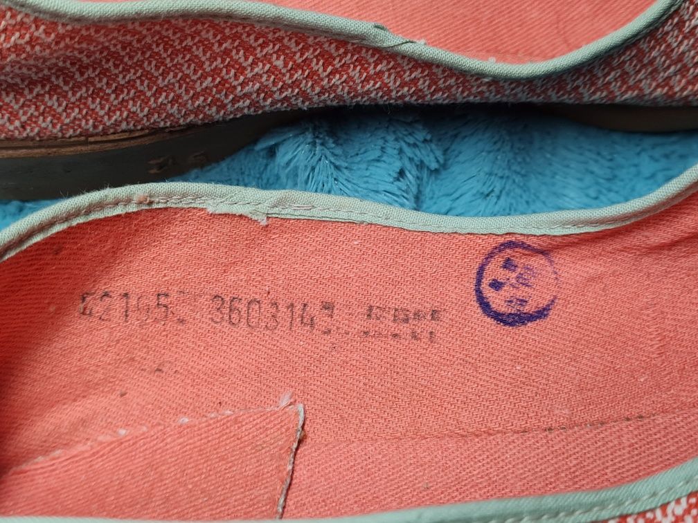Nowe Pantofle buty czółenka Violetta PRL r36 37