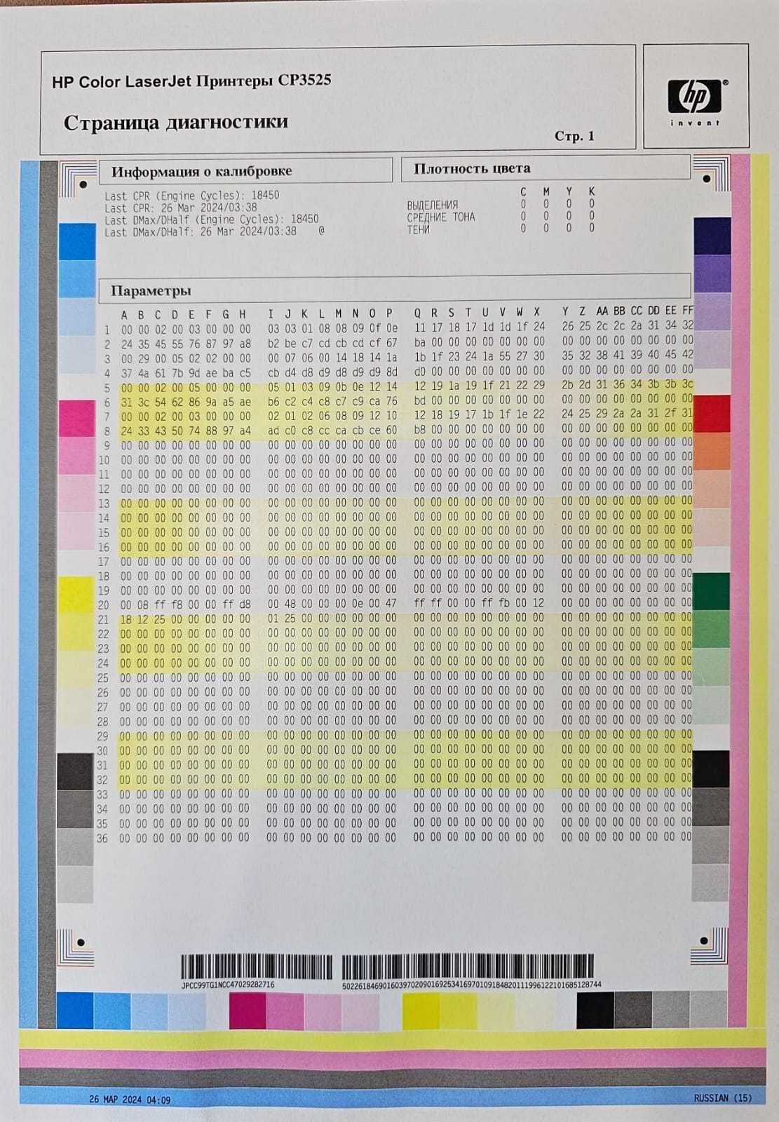 Принтер HP CP3525dn