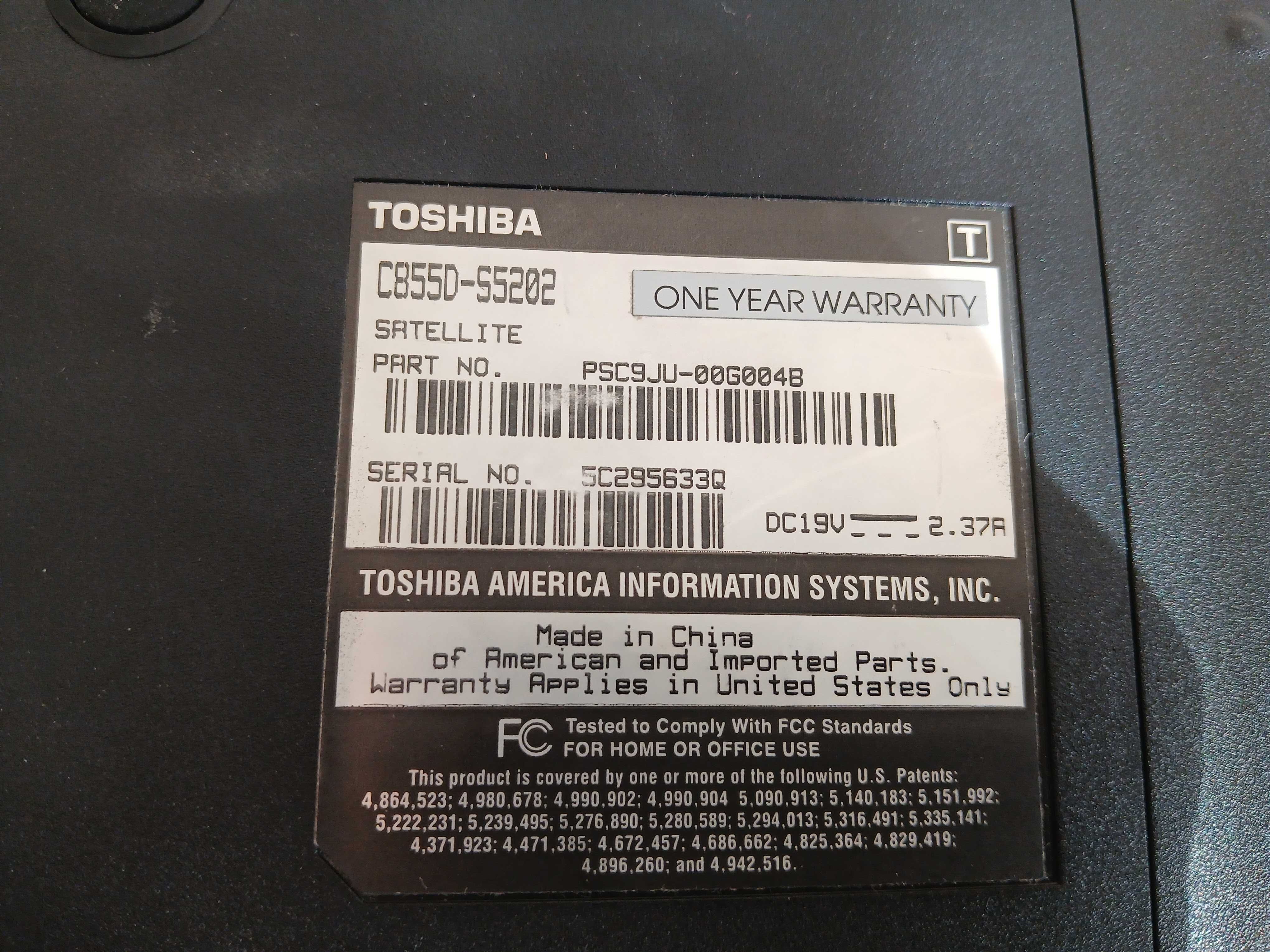 Toshiba Satellite C855D-S5202