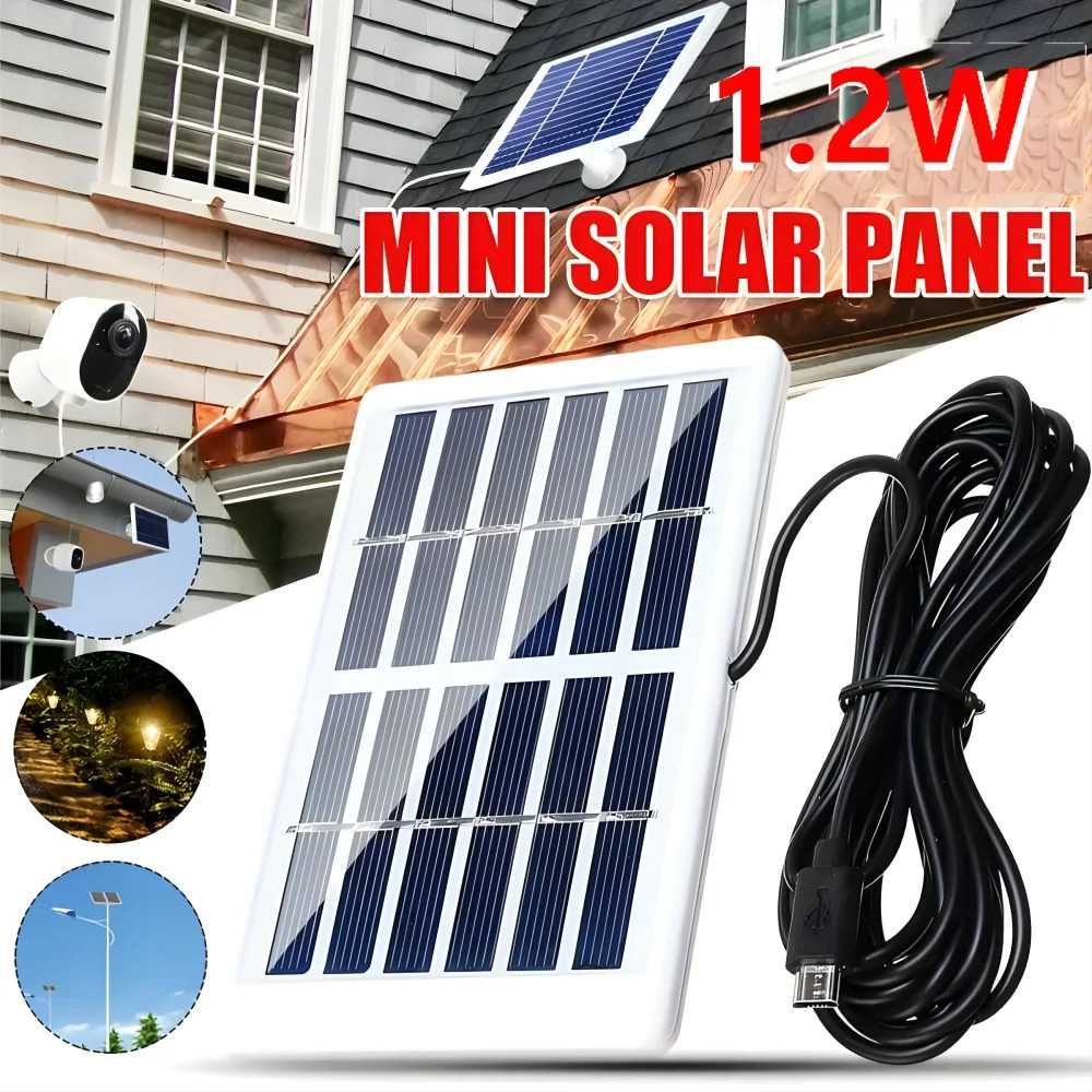 Painel solar 1.2w 6v mini usb monocristalino
