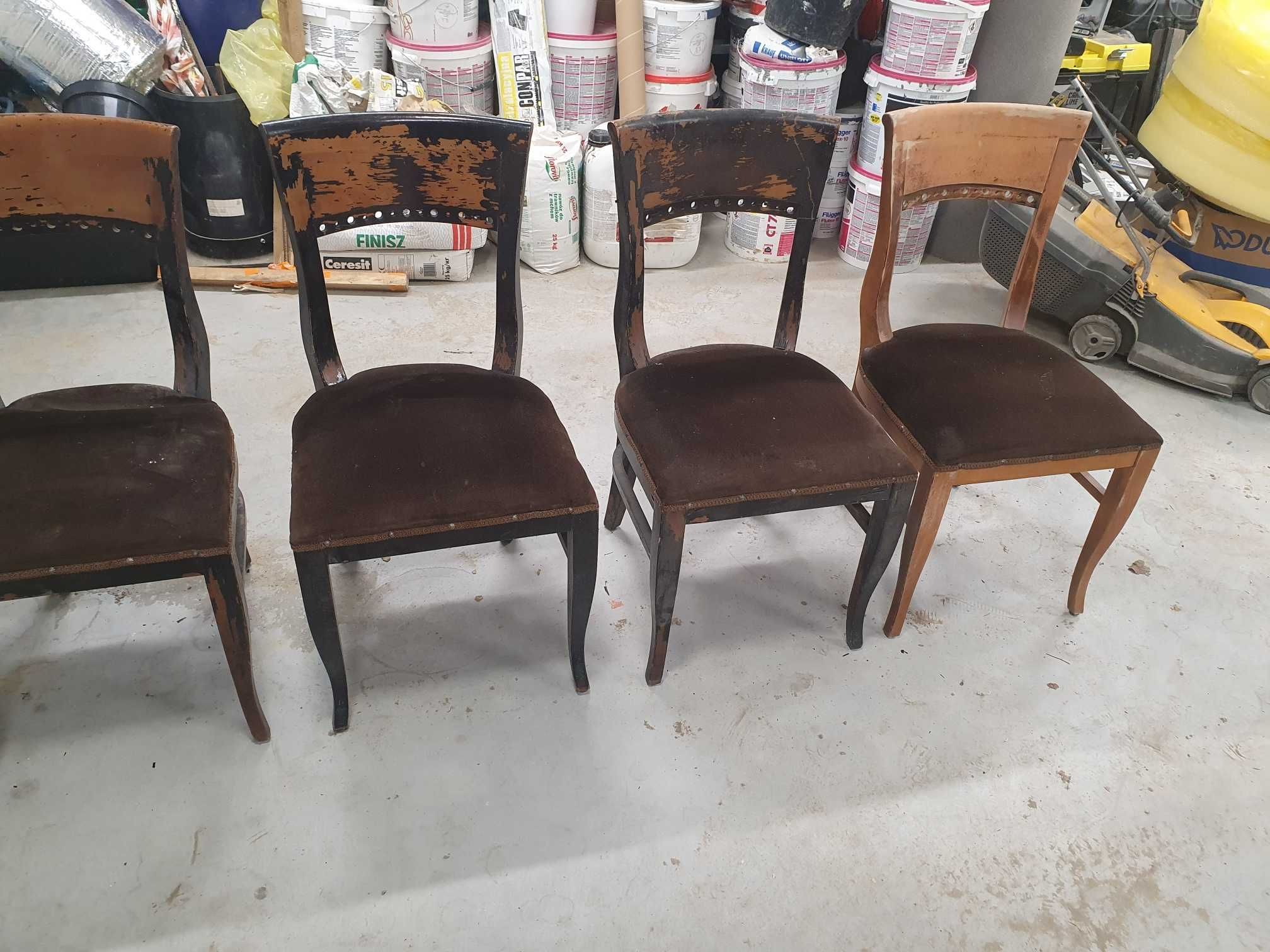 Krzesła drewniane kpl. 5 sztuk !