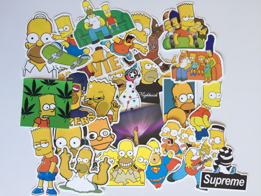 Autocolantes Simpsons