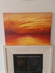 Quadro pôr do sol