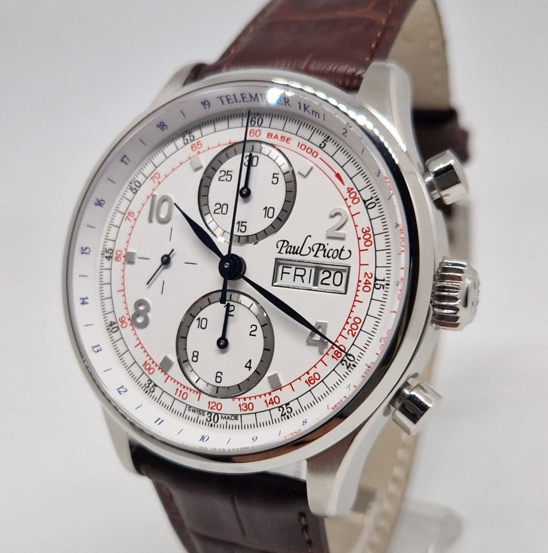 Чоловічий годинник Paul Picot Gentleman 43mm Chronograph Mechanical