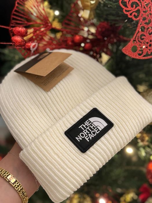 Zimowa czapka „the north face” biała