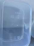 4szt plastikowe pojemniki na żywność do lodówki i do mikrofali