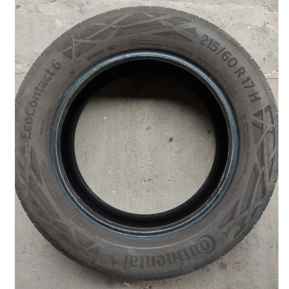 Opony 215/60 R17 H Continental EcoContact 6 rok 2022 - darmowa wysyłka