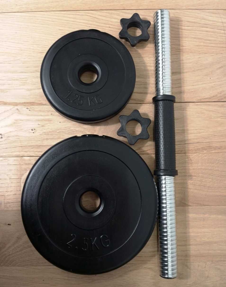 Дві збірні гантелі по 16 кг – ідеальні для тренувань почтаківців