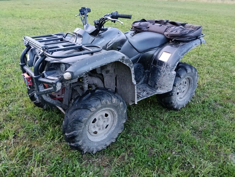 Quad ATV Yamaha grizzly 660 ,r.2003r + pług ,wyciągarka