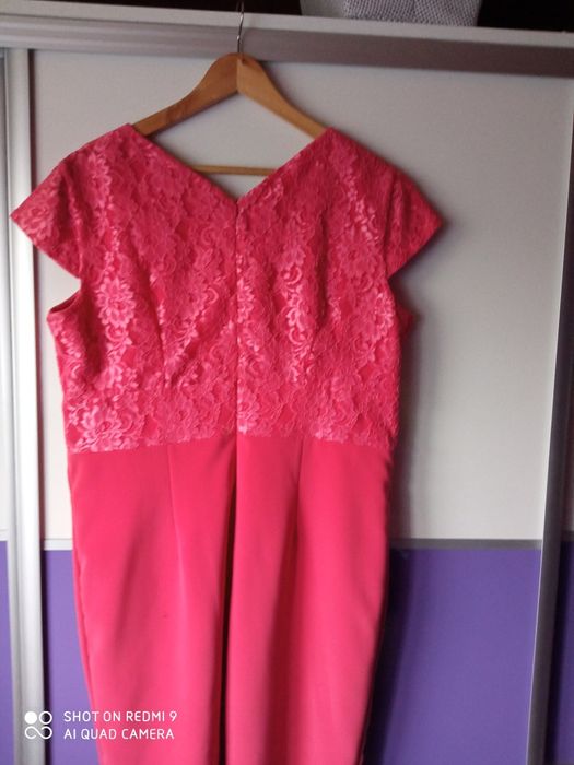 46 xl elegancka sukienka komunia wesele