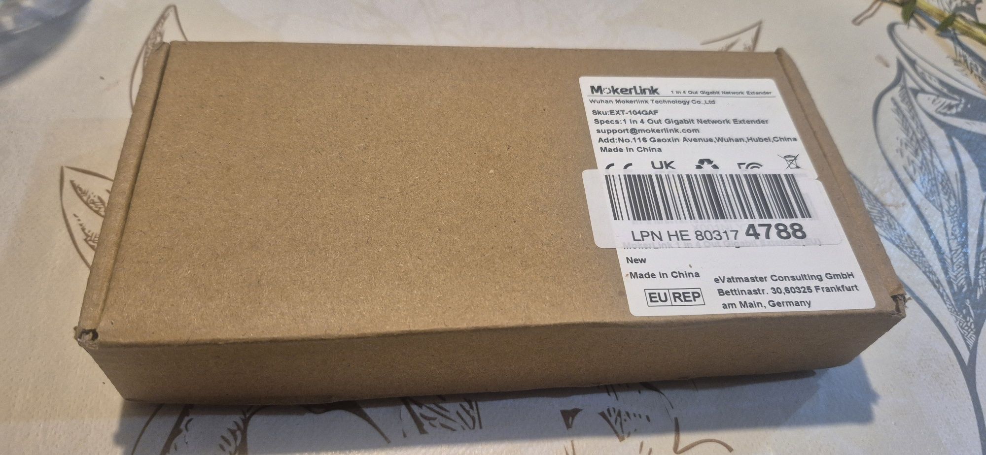 Mokerlink PoE Extender EXT-104GAF przełącznik 5 portowy