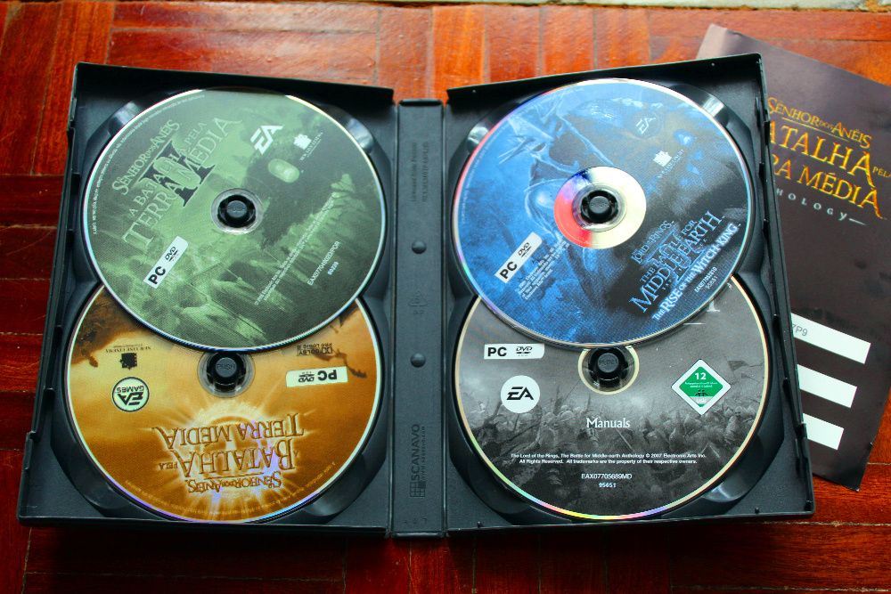 Antologia O Senhor dos Anéis + Batalha pela Terra Média - PC